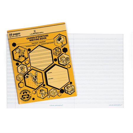 Cahier d'exercices jaune