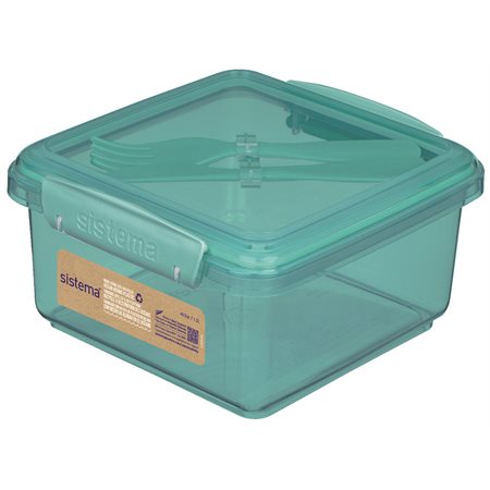 Boîte à repas avec couverts Sistema
