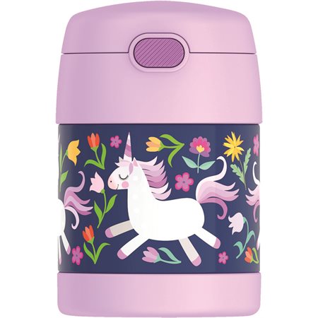 Bocal à nourriture FUNtainer® en acier inoxydable Thermos licorne