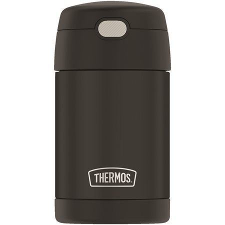 Bocal à nourriture FUNtainer® en acier inoxydable Thermos noir