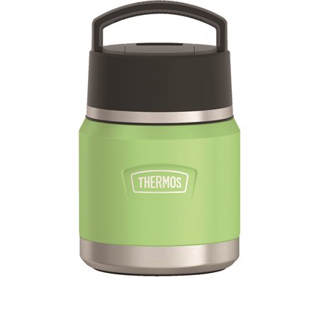Bocal à nourriture en acier inoxydable avec cuillère Thermos lime