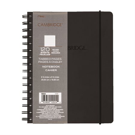 Black Tabbed Notebook