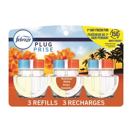Scented Oil Air Freshener Refills Plugs Hawaiian Aloha