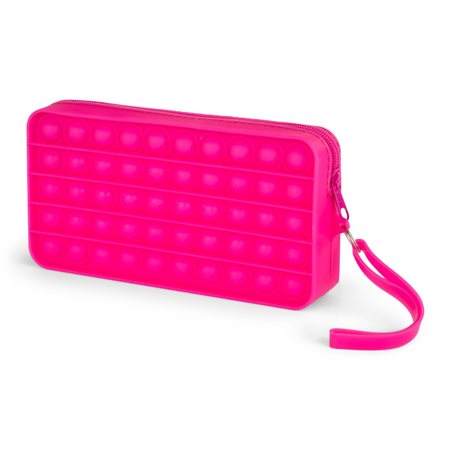 Étui à crayon en silicone - Fushia
